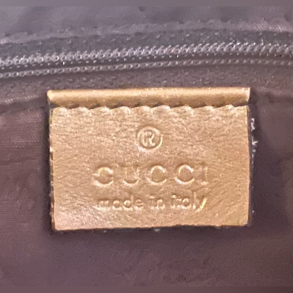 Stunning Gucci Guccisima Crystal Abbey tote & horseshoe cream wallet. Both EUC! - Picture 12 of 16